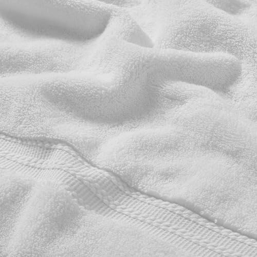 Image of Trident Towels for Bath, Nectarsoft Collection, 100% Cotton Towels for Men /Women, 625 GSM, 1 Pc Bath Towel - Delica White