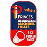 Princes Mackerel Fillets In Tomato Sauce 125 g (Pack of 10)