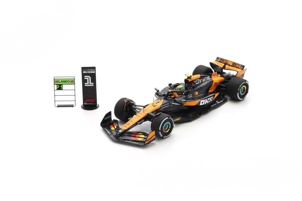 Miniature Spark McLaren MCL60 N°4 Lando Norris – GP Abu Dhabi 2023 – 1/43