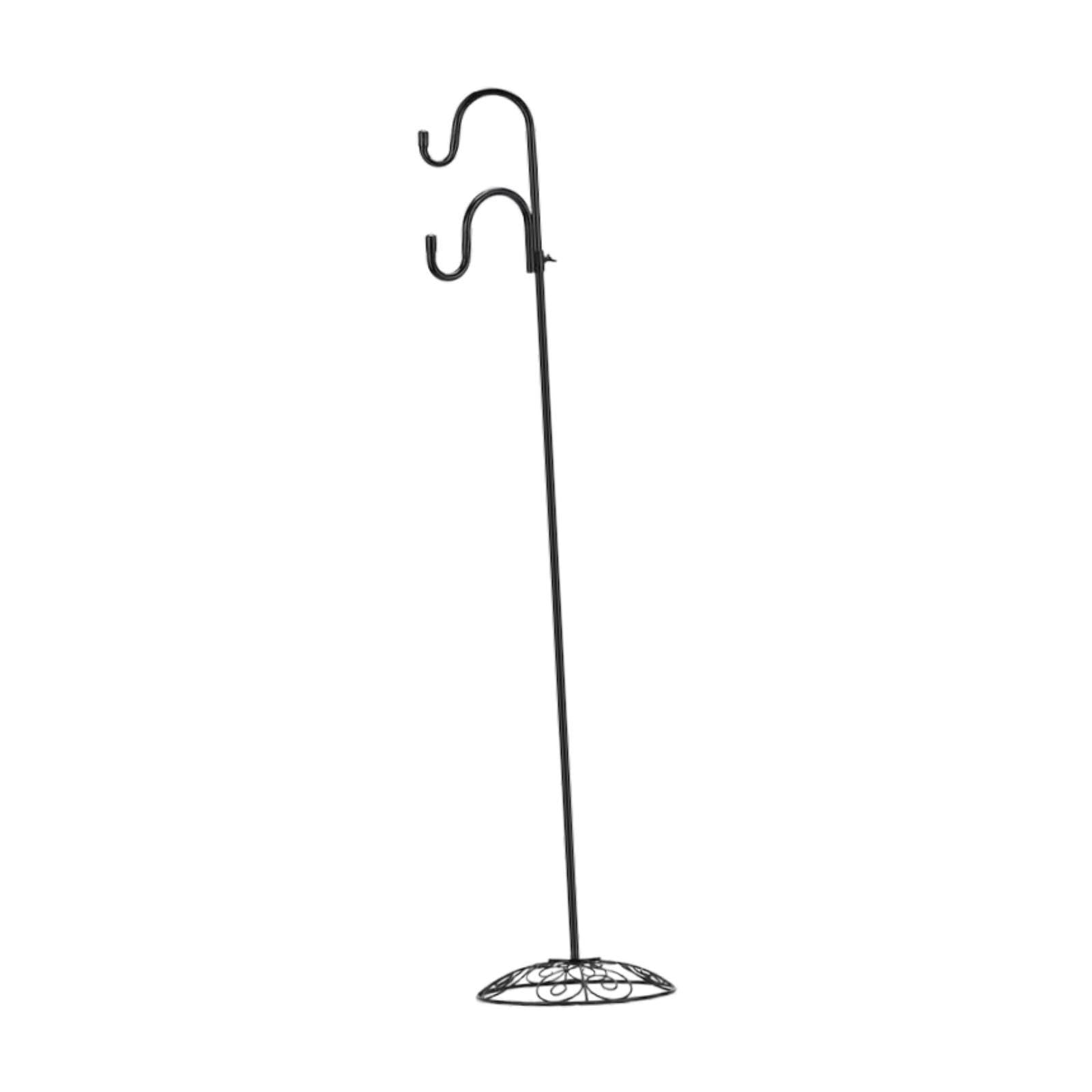 Shepherds Hook Stand Lawn Yard Display Hanger for Hanging Plant Solar Lights-picture-12