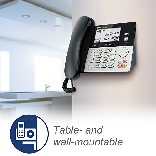Vtech VG208 Dect 6.0 Corded/Cordless Phone For Home With Answering Machine, Call Blocking, Caller Id thumb #8