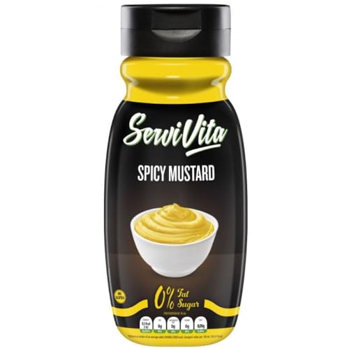 Salsa Mostaza Picante 0% Servivita 300 ml
