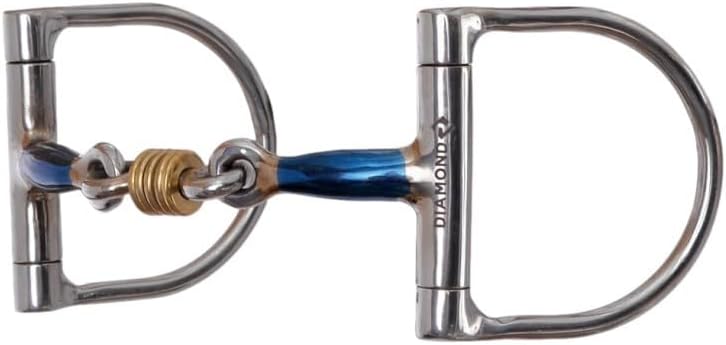 CIRCLE Y DIAMOND R Bits, Sweet Blue 3pc Dee Ring (DR210)