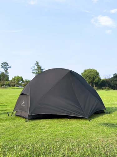 Ultraligera Carpa para Mochilero de 1 Persona, Impermeable 4000mm, Pared Doble Ligera, Autoportante para Camping y Senderismo miniatura 7