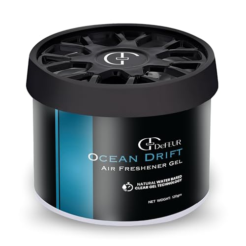 Image of Ocean Drift Gel Car Perfume | 120g Organic Car Freshener | Refreshing Marine Scent | Long-Lasting 30 Days | Car Accessories Interior