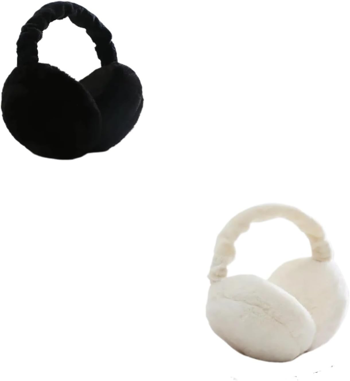 2/3Pcs Soft Plush Ear Warmer Winter Warm Earmuffs，Compatible For Women Men Fashion Solid Color Earflap Outdoor Protection