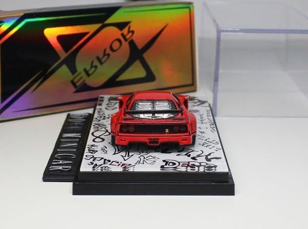 ▲超貴重な！赤！世界限定！404ERROR 1/64 フェラーリ Ferrari F40 LBWK LB Works Resin M