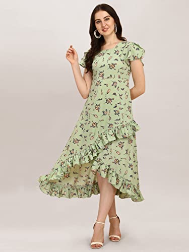 Image of QIQI Women's Crepe A-Line Maxi Casual Dress