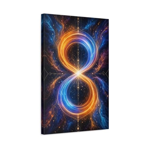 Tableau infini abstrait haut de gamme toile canvas 40x60 cm