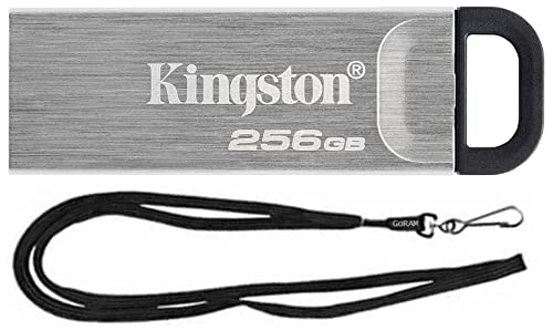 Pen Drive USB Kingston DataTraveler Kyson 256 GB - USB 3.2, Design Metallico Senza Cappuccio