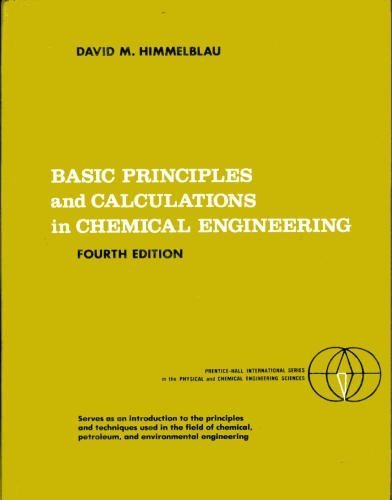 Basic Principles and Calculations in Chemical E... 0130664987 Book Cover