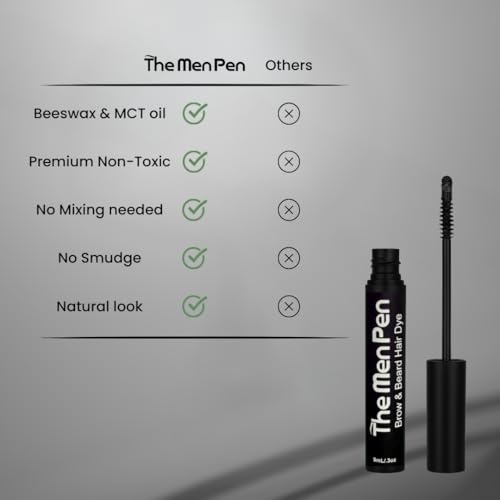 The Men Pen Tinte para cejas y barba negro miniatura 2