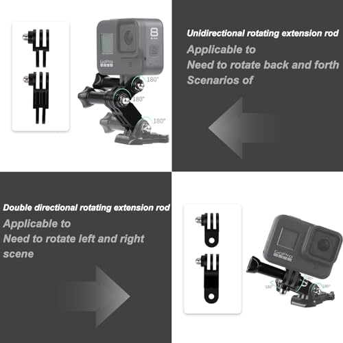 Kit de accesorios para GoPro Hero 12 y DJI Action que evita caídas 6