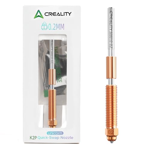 Buse Creality K2 Plus 0.2mm acier trempé échange rapide pour imprimante 3D K2 Pro