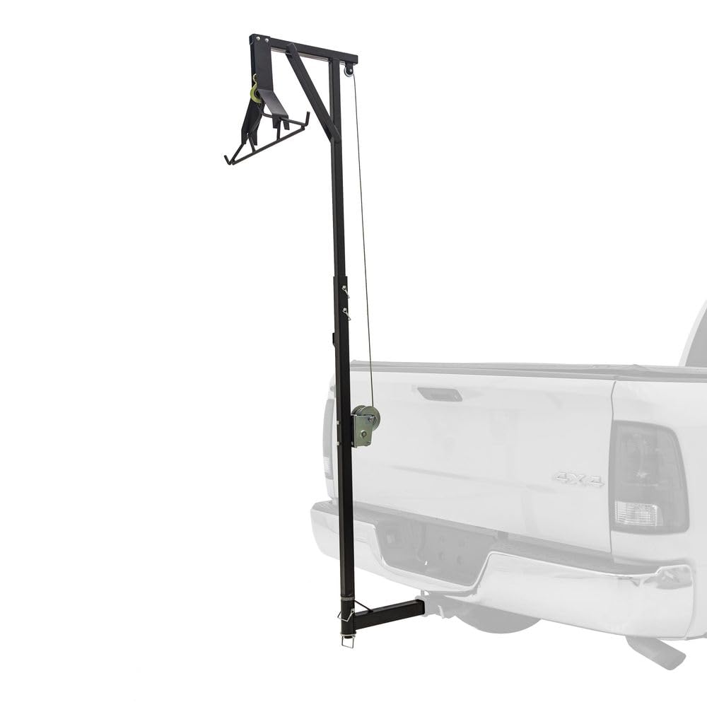 Kill Shot Steel Hitch-Mounted Deer Hoist with Gambrel - 300 lb. Weight Capacity for Class III or IV 2