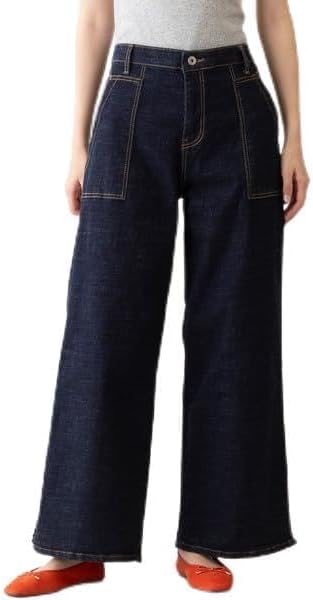 [ピサーノ] INDIMARK デニムベイカーパンツ ダークブルー L