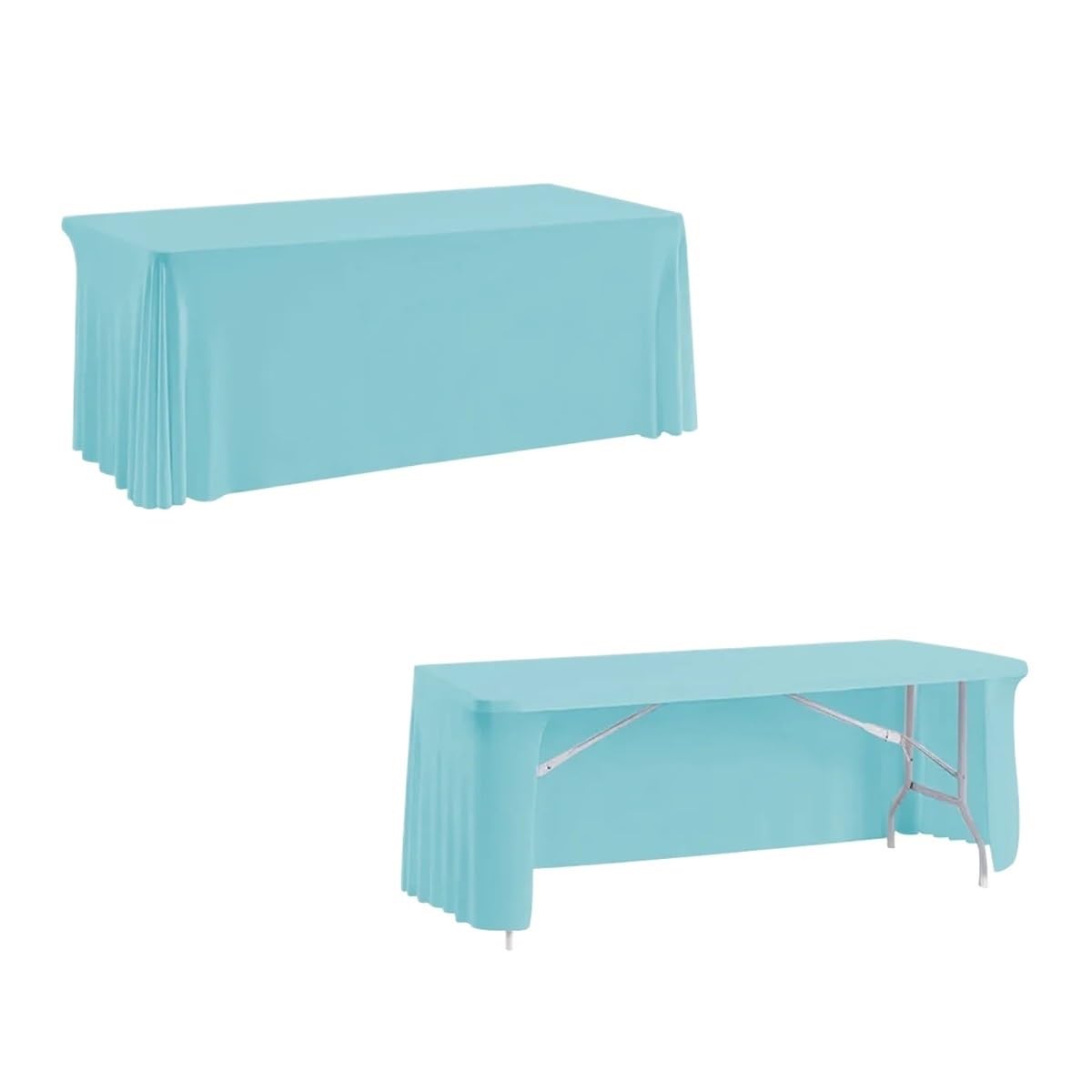 Gentryroo Solid Color Elastic Tablecloth Set