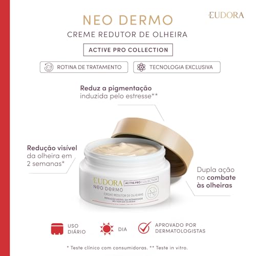 Eudora Neo Dermo Creme Redutor de Olheiras 12g