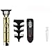 Produktbild QINGHE Haarschneidemaschine, elektrisch, kabellos, Schnurrbart-Trimmer, Haushalts-Haarschneide-Set, Pro Li-Liner, Bart-Rasierer, T-Klinge Trimmer für Männer