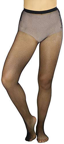 Image of ToBeInStyle Women's Elegant Floral Lace Inspired Spandex Net Full Length Tights