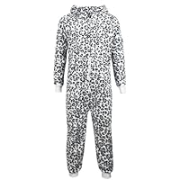A2Z 4 Kids Animal Onesie for Kids Girls Boys Super Soft Costume Onesie - E.S Leopard Snow 13