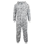 A2Z 4 Kids Animal Onesie for Kids Girls Boys Super Soft Costume Onesie - E.S Leopard Snow 9-10