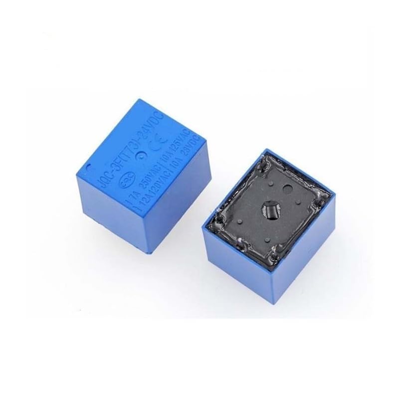 10PCS JQC-3F (T73) -5V JQC-3F-12V JQC-3F-24V 5-pin Power Relay IJZHQKTK(JQC-3F T73-24V)