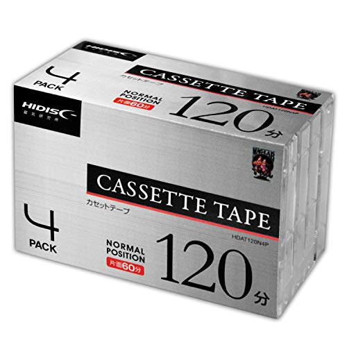 Amazon.co.jp: カセットテープノーマルポジション 120分 4巻