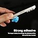 500pcs Double-Sided Mounting Putty, 15mm Round Sticky Nano Dots Removable Clear Adhesive Tack Putty for Wall for Hanging Photo Pictures Posters No Trace