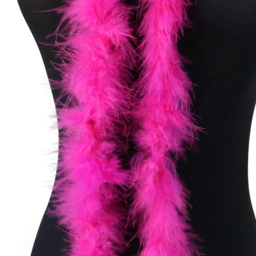EliteKoopers 2M Rose Decoration Feather Boa Fluffy Garland For Christmas Tree Xmas Ribbon, Wedding, Party Decor Accessories