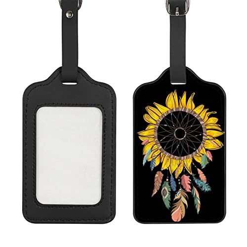 JEOCODY Traumfänger-Namensschilder, Reisetasche, Sichtschutz, Namensschild, Stahlschlaufe für Reisetasche, Koffer Cover