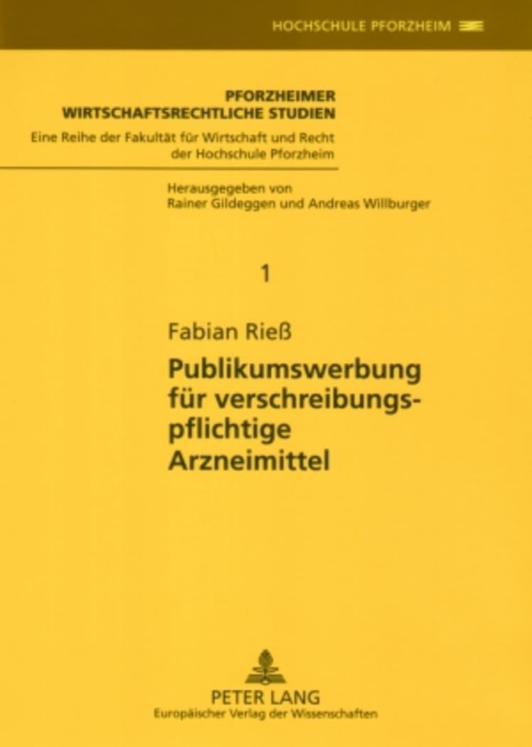 Publikumswerbung für verschreibungspflichtige Arzneimittel: 1