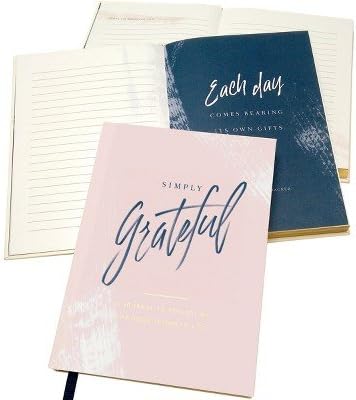 Green Inspired Simply Grateful Journal Multi-Colored