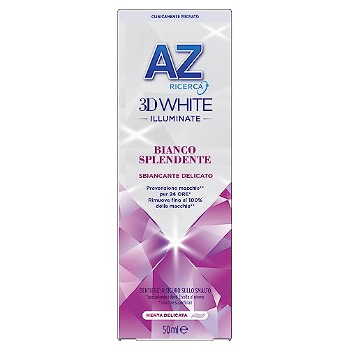 AZ Dentifricio 3DWhite Illuminate Bianco Splendente,...