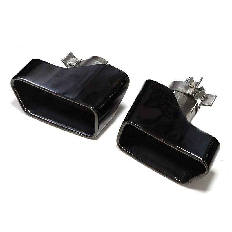 Silencieux d'échappement pour BMW F10 F11 embout carré noir