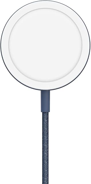 Belkin Portable Wireless Charger Pad with MagSafe (Fast Charging Up To 15W, Kick Stand for Flawless Compatibility with iPhone 14, iPhone 13 and iPhone 12 series, PSU not included) - Blue