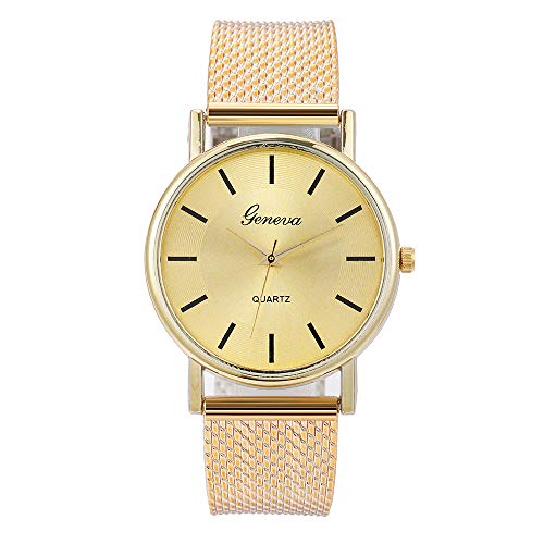 ROSSOM Reloj para Hombre, Relojes de Lujo para Mujer, Marca de Moda, Malla de Acero Inoxidable, Relojes de Pulsera de Cuarzo, Reloj para Mujer