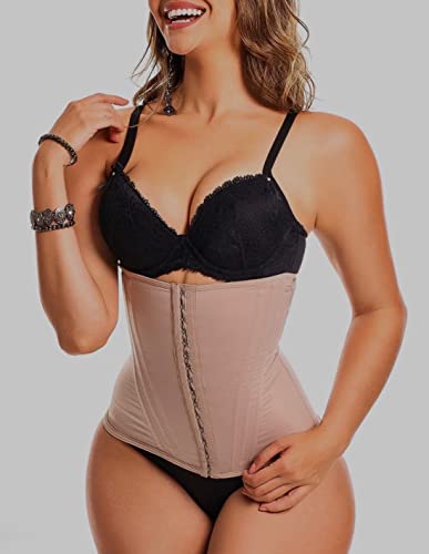 Cinta Modeladora Feminina 12 Barbatanas Abdominal Redutora Corselet Corpete Original High Compressio