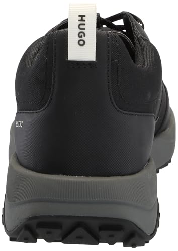 HUGO Mens Logo Tape Canvas Mix Sneaker3