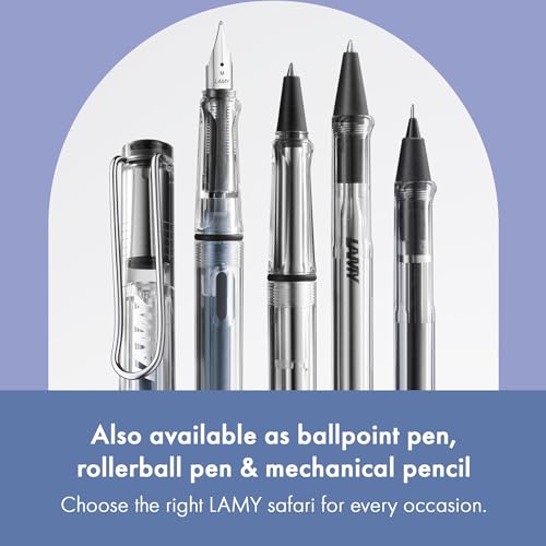 Image of Lamy Vista Fountain Pen Medium Nib with T10 Blue cartridge and Z28 Convertor