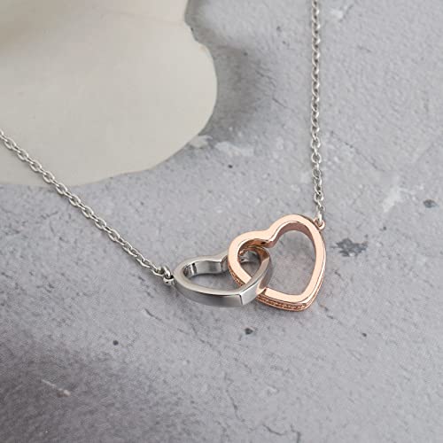 BLEOUK Sister of The Bride Necklace Gifts From Bride Sister Wedding Gift2