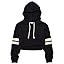Striped Black Hoodie