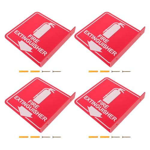 Panneau signalisation incendie extincteur double face acrylique avec vis