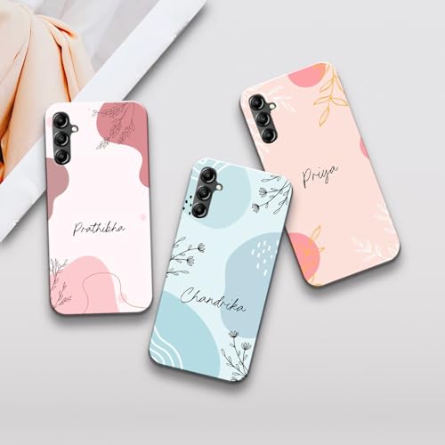 Image of COLORflow Back Cover Compatible with Samsung Galaxy A14 5G / 4G | Aesthetic Name Customized Back Cover Compatible with Samsung Galaxy A14 5G / 4G