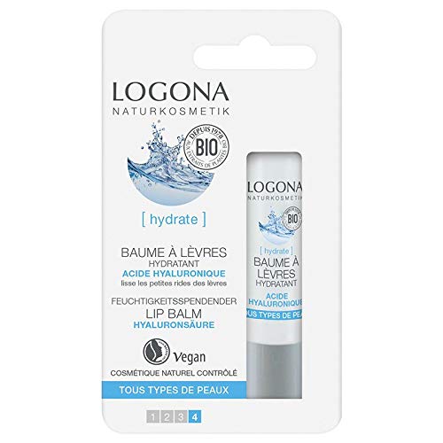 Baume à lèvres Hydratant bio Acide Hyaluronique 4.5g - Logona