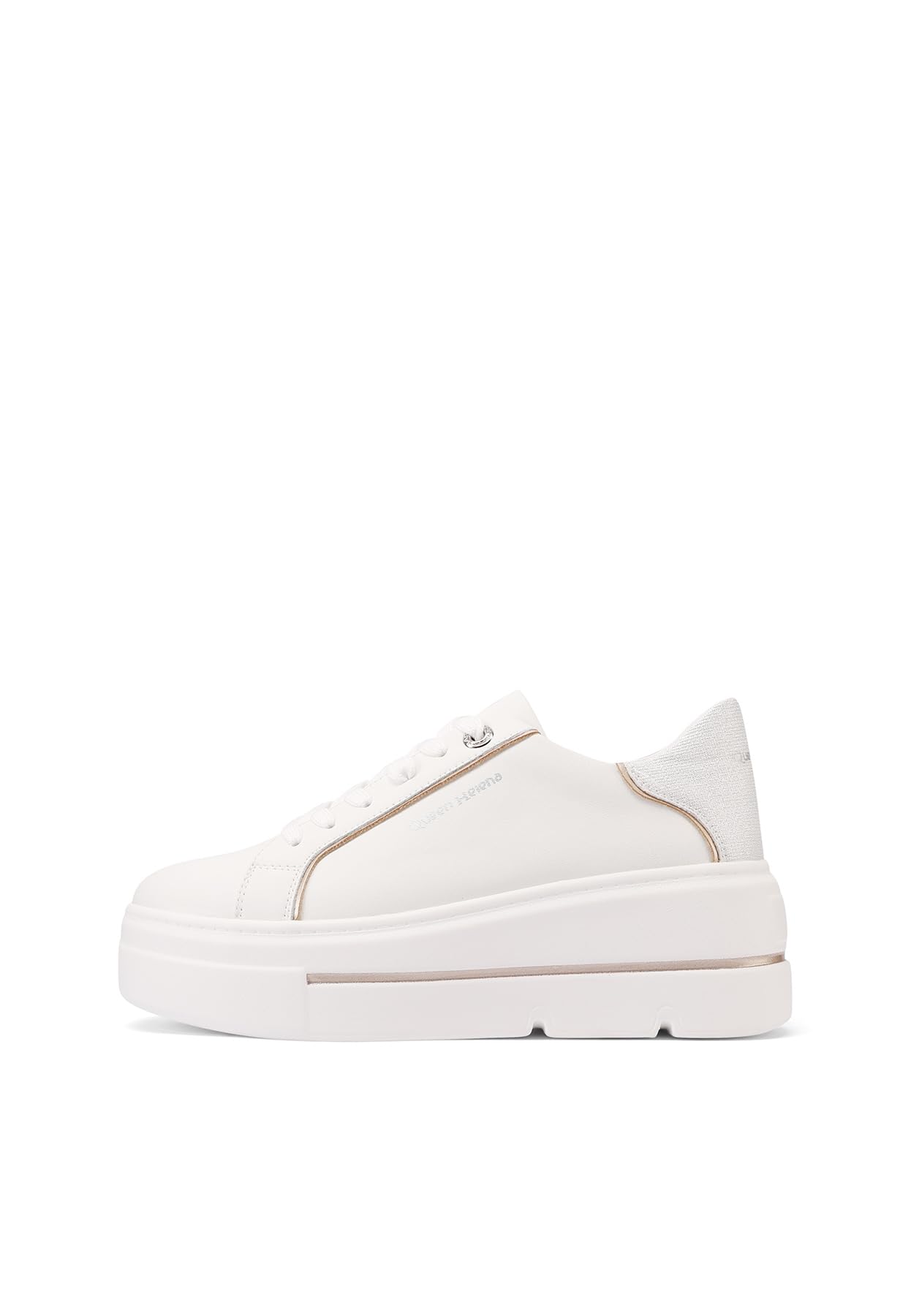 QUEEN HELENA Zapatillas de deporte con cordones brillantes casuales para mujer X32-61