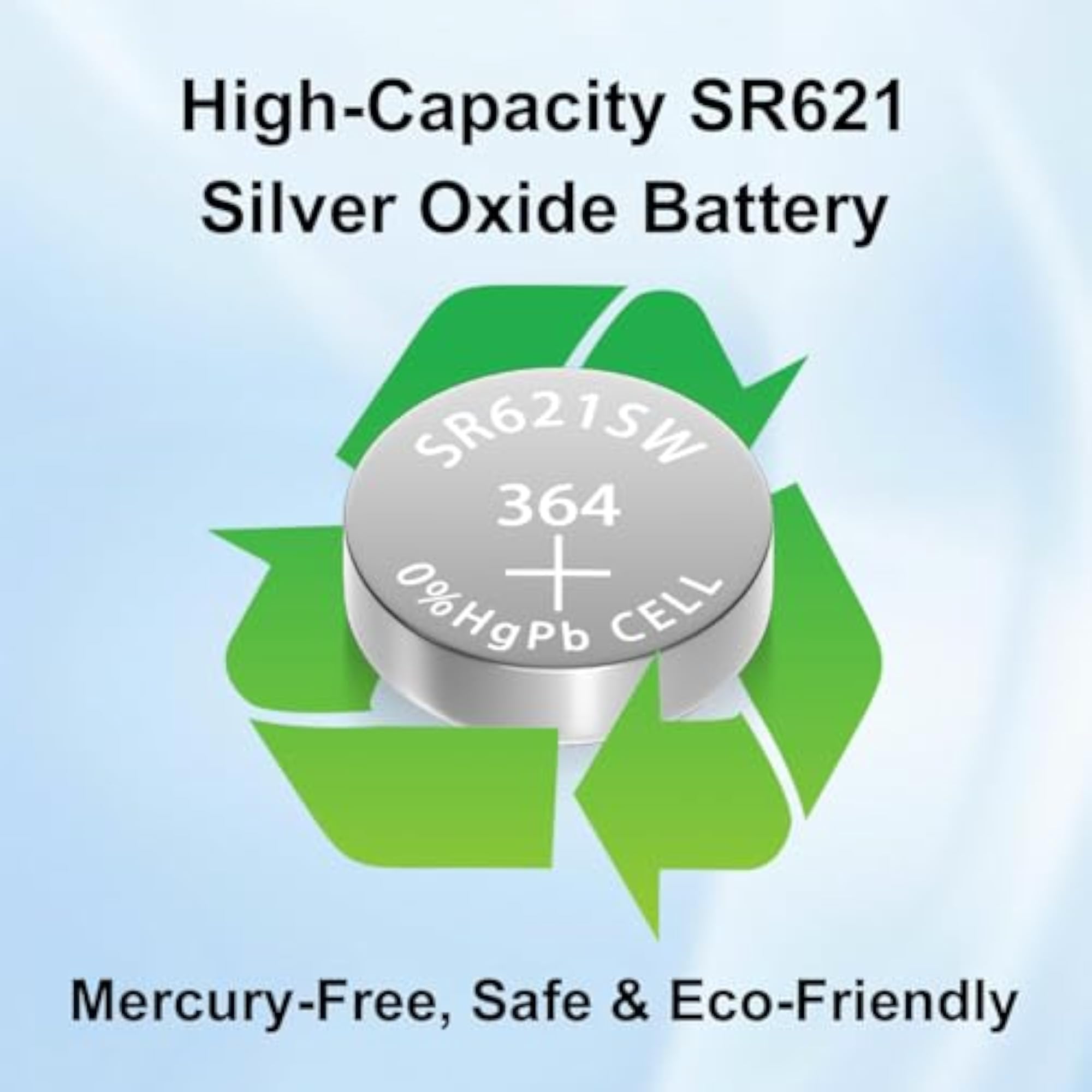 80 Pack SR621SW 364 AG1 LR621 Battery