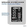 VONYX SMN50B Active Studio Monitors Pair - 140W Powered Recording Speakers for Professional Music Production, Mixing & Audio Playback, Black #3
