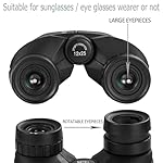 Occer 12x25 Compact Binoculars for Adults and Kids, Large Eyepiece Waterproof Binocular with Low Light Vision,High Powered Easy Focus Binoculars for Bird Watching,Outdoor Hunting,Travel,Sightseeing - Image 3