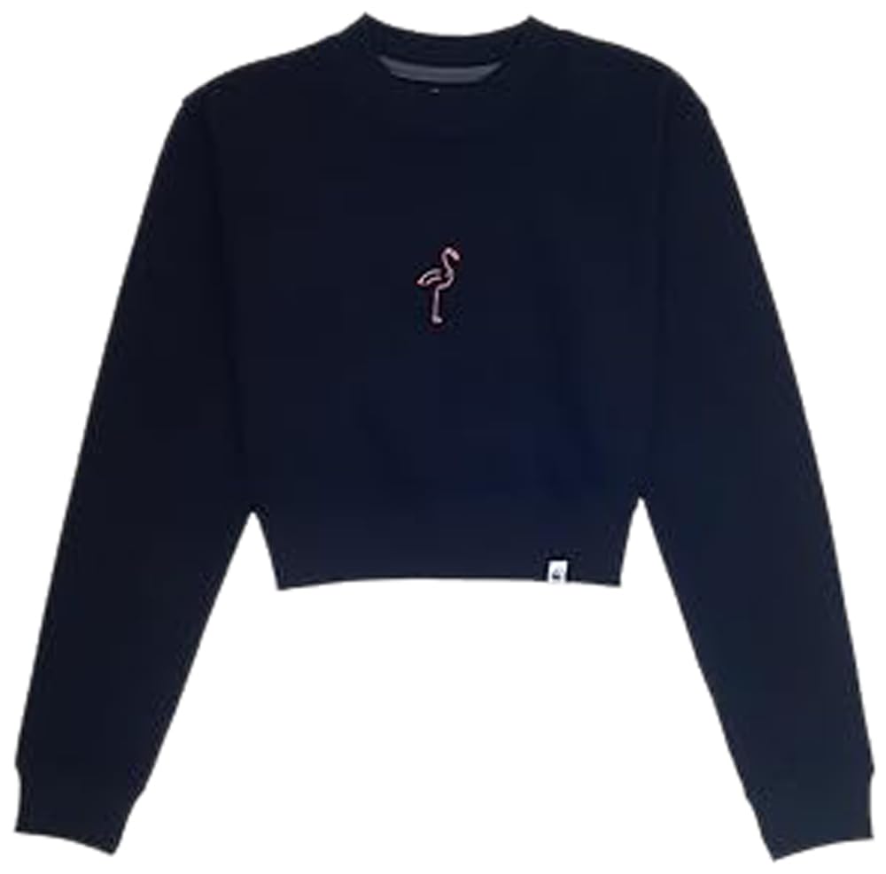 Flamingo SuperSoft Crop Sweatshirt Crop Sweatshirt Kadın